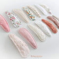 Embroidered snappy clips | Full set or surprise packs