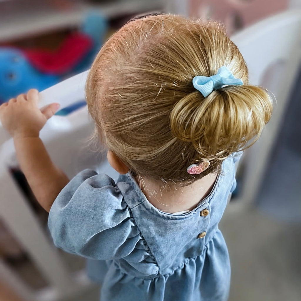 Mini pinch bows | 35 Colours | Clips, headband & bobbles