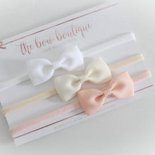 Load image into Gallery viewer, Pinch bow headband set