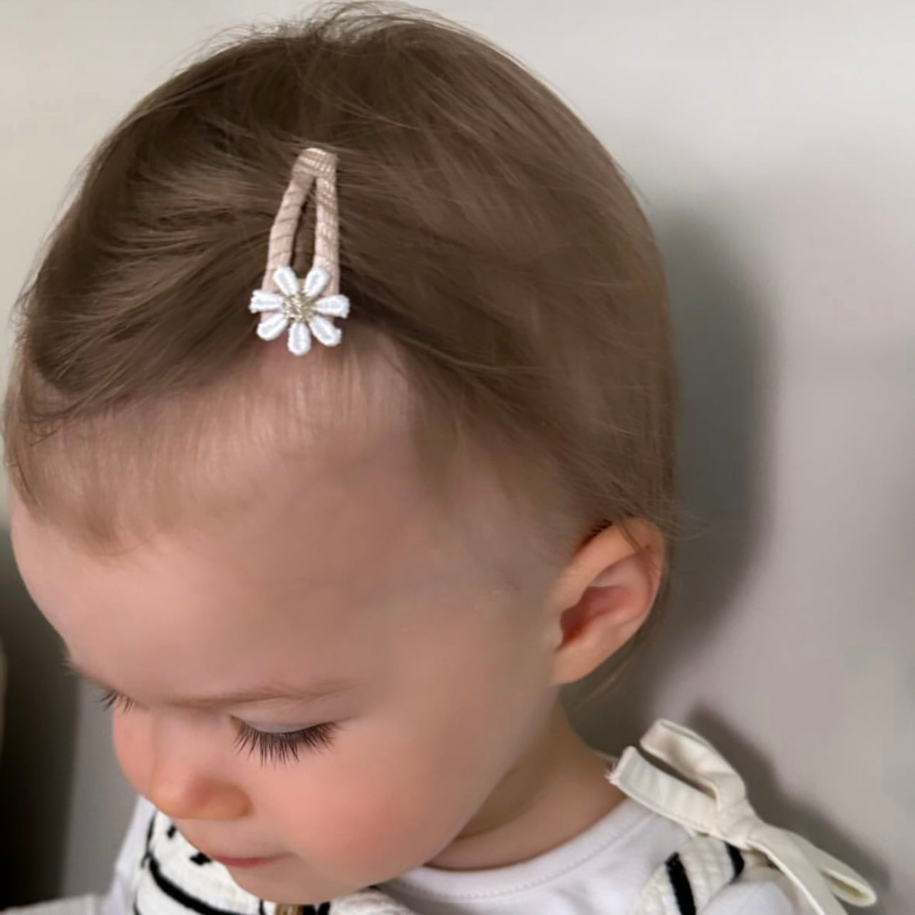 My first delicate flower snappy clips | 6 colours
