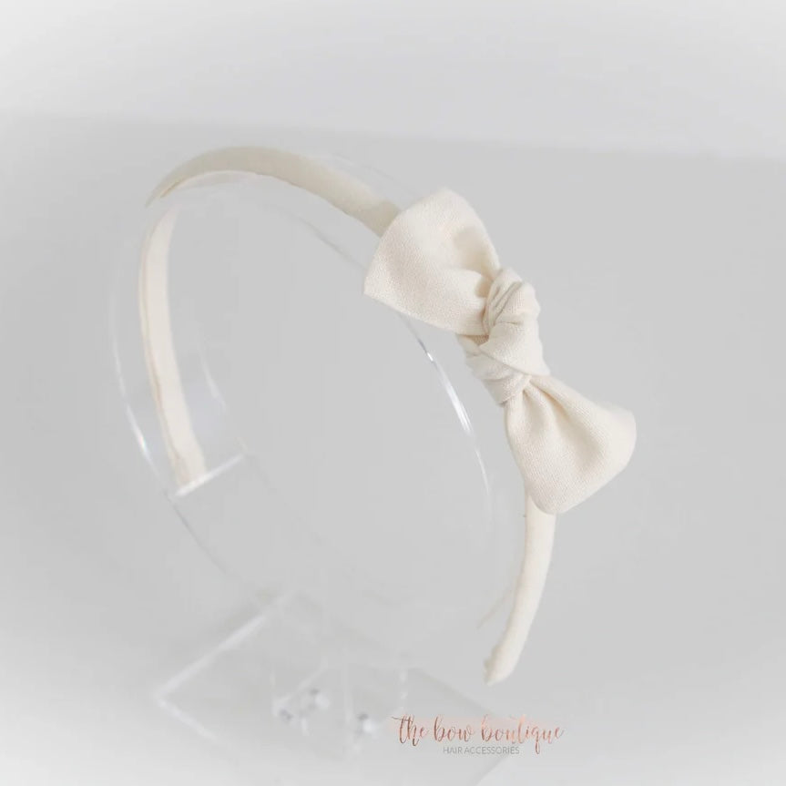 Linen knot Alice headband | 10 colour