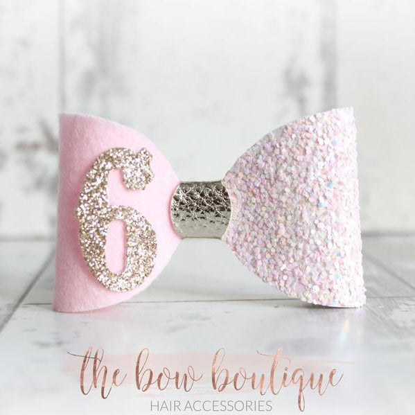 Birthday bows | Clip or headband | 8 Colours