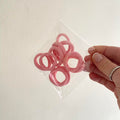 Pink nylon bobbles x 10 | Standard size