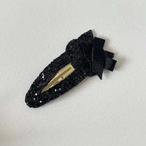Halloween black cat snappy clip