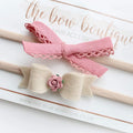 Luxury dusky & beige gift set