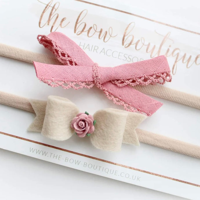 Luxury dusky & beige gift set
