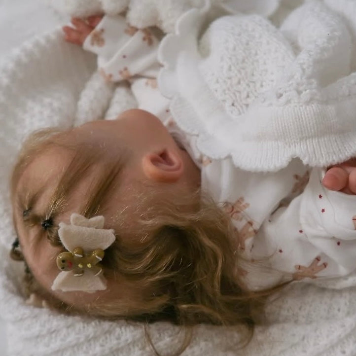 Mini baby felt gingerbread | Clip, headband or bobble