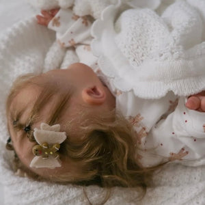 Mini baby felt gingerbread | My first clip, bobble or headband
