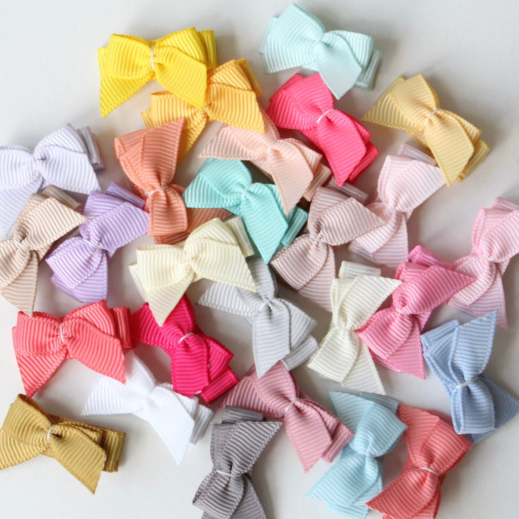 Darling petite bows | 41 Colours | Clips or bobbles