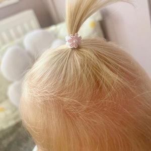 My first delicate bobbles - 9 colours