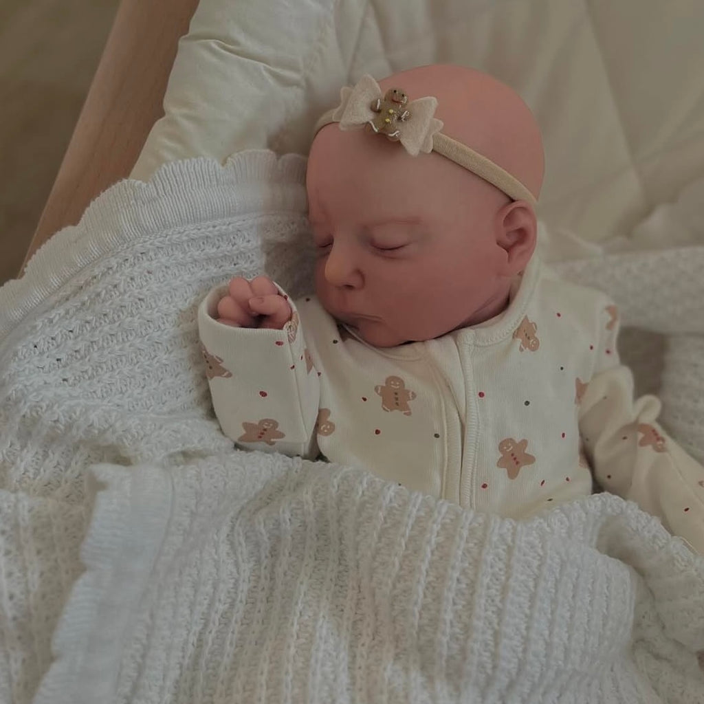 Mini baby felt gingerbread | Clip, headband or bobble