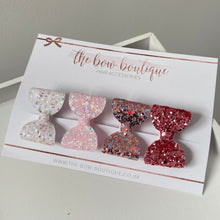 Load image into Gallery viewer, Autumn princess mini bow clip set