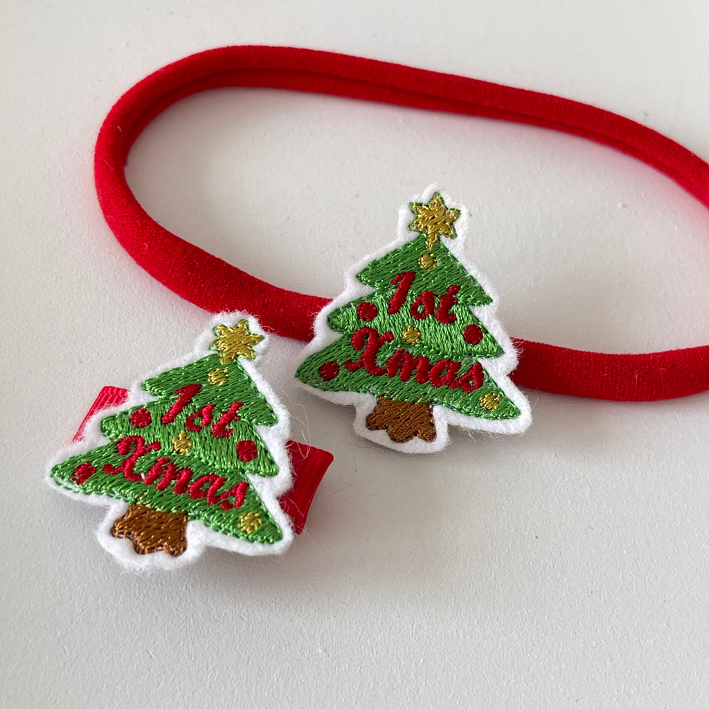 My first christmas | Clip or headband