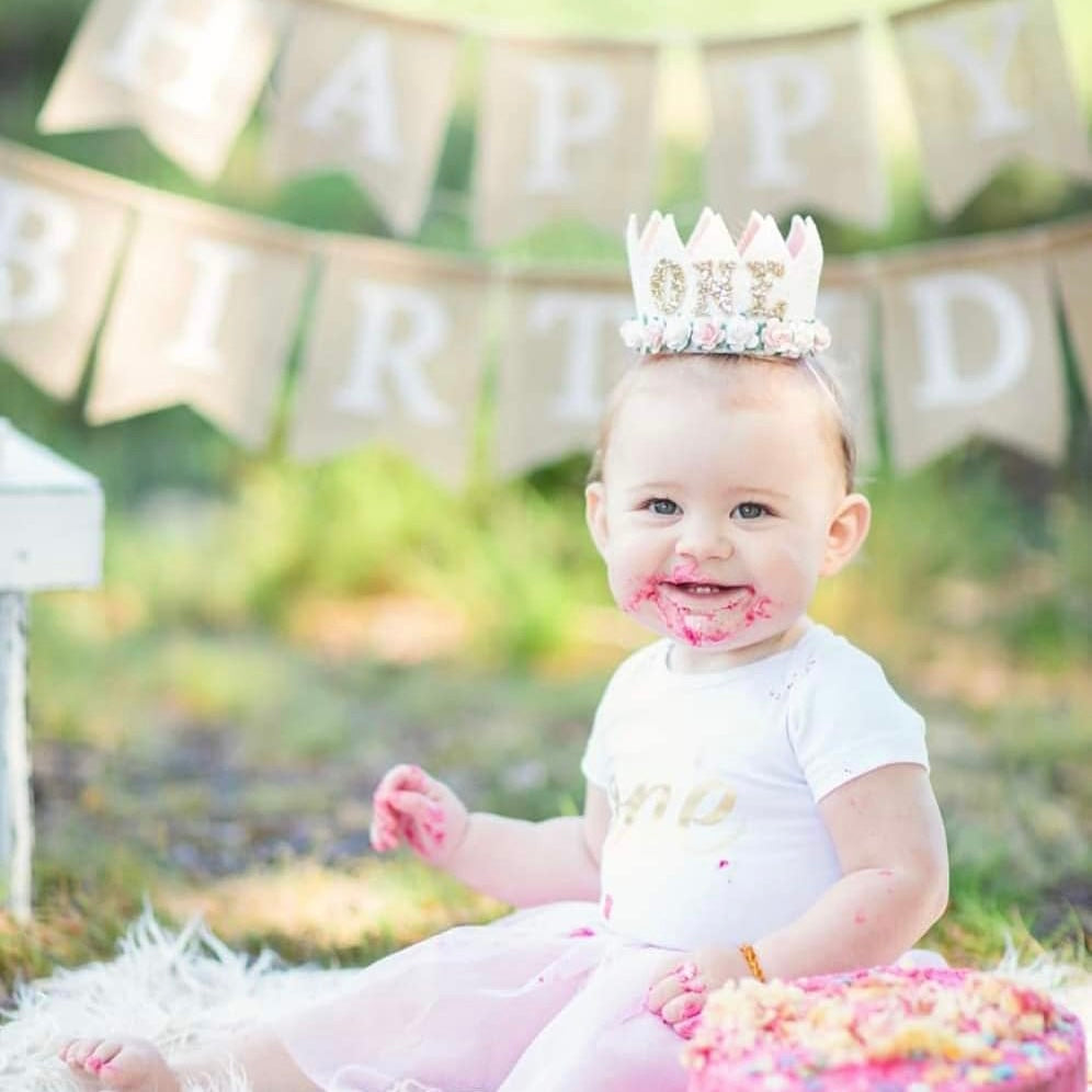 Birthday crown headband