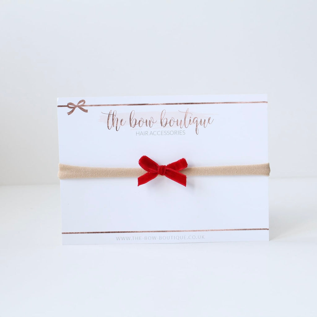 My petite velvet bow | 6 colours | Clips & headbands