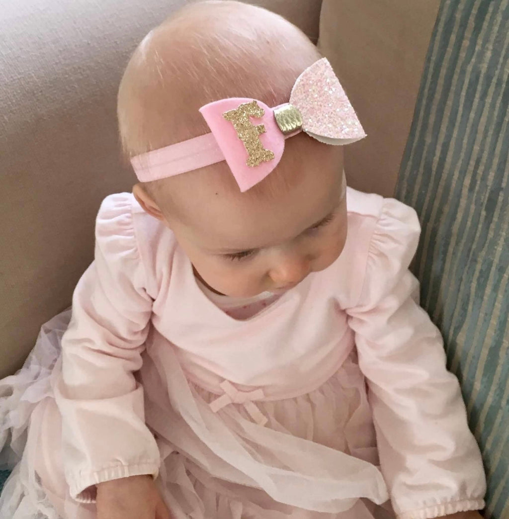 Personalised bows | 10 colours | Clip or headband
