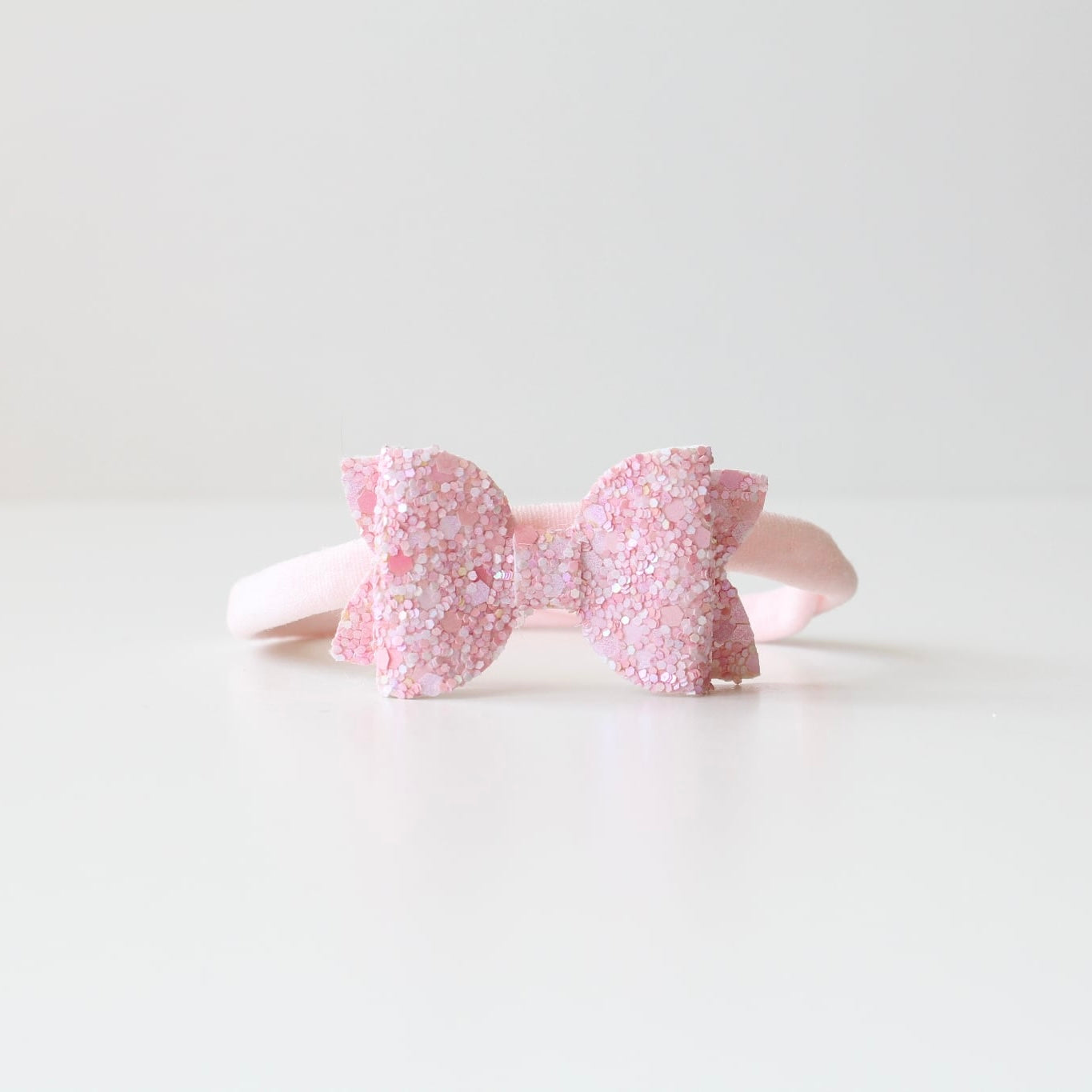 Mini deluxe glitter bows | 22 Colours | Clip, headband or bobble