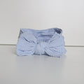 Blue cable headwrap