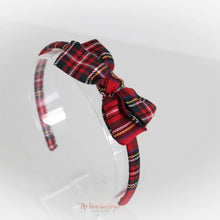 Load image into Gallery viewer, Tartan Alice headband