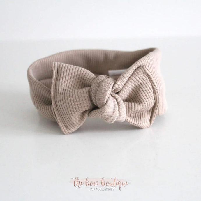 Beige headwrap