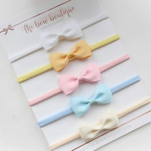Load image into Gallery viewer, Summer pinch bow nylon headband set