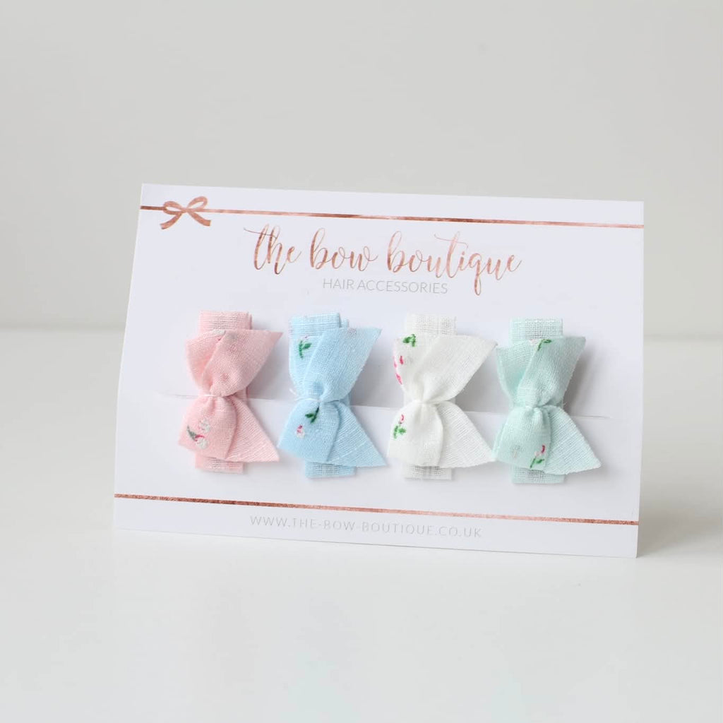 My first floral ribbon set