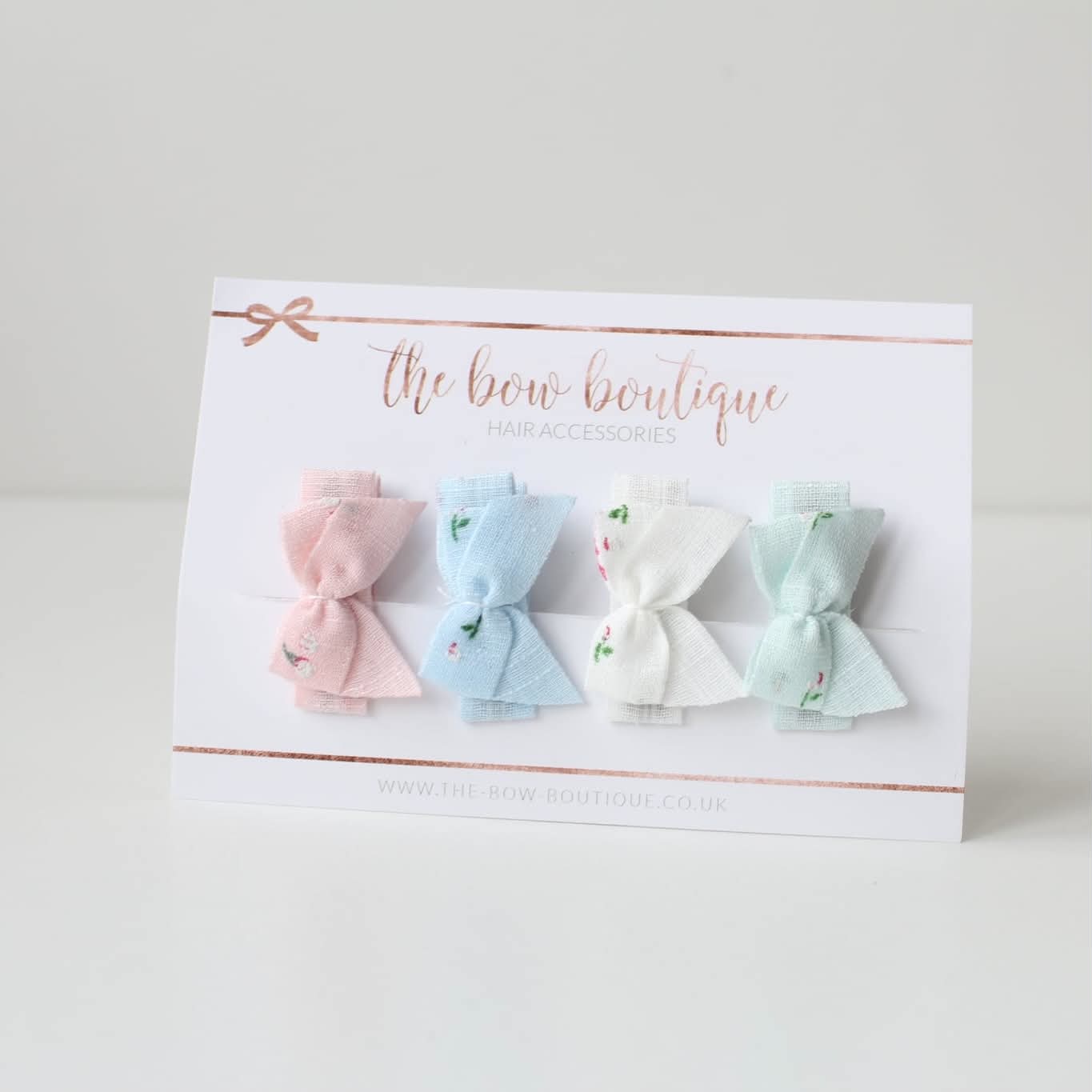 My first floral ribbon set