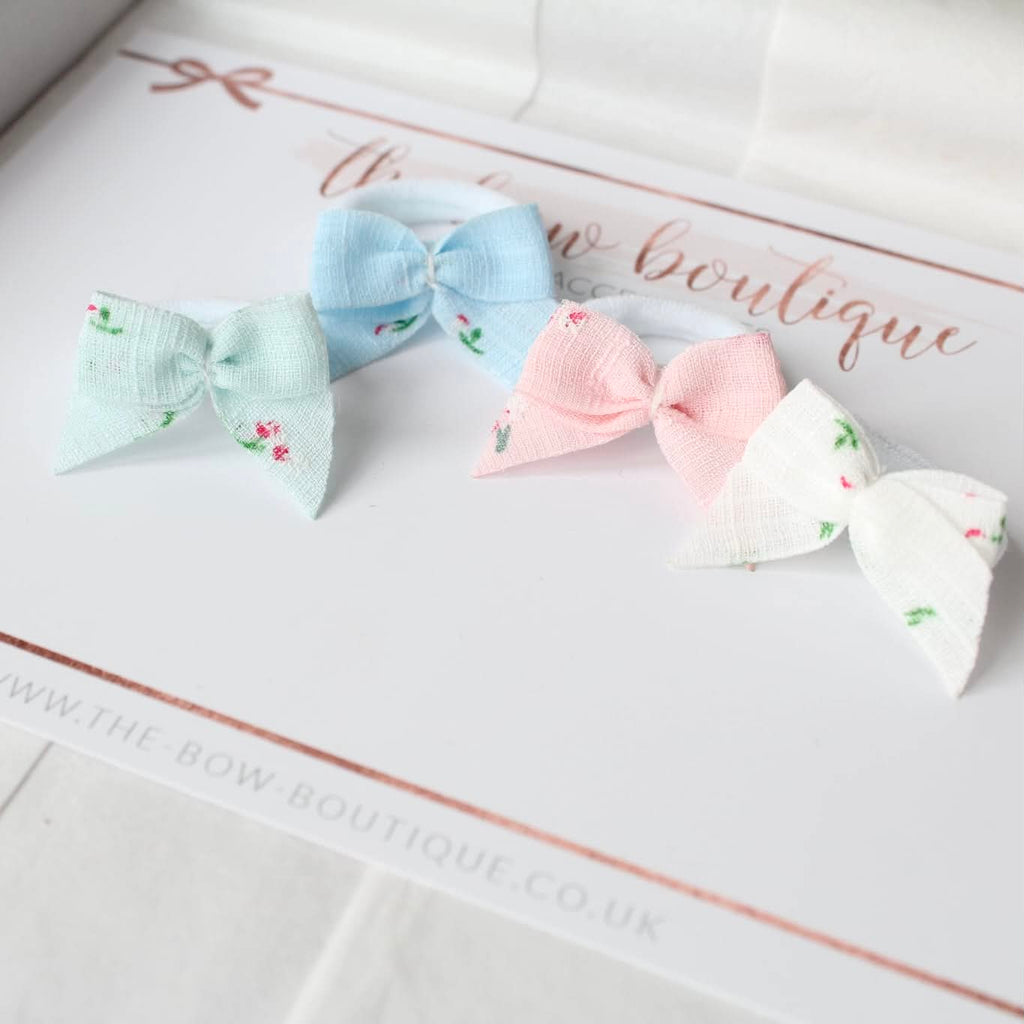 My first floral ribbon set