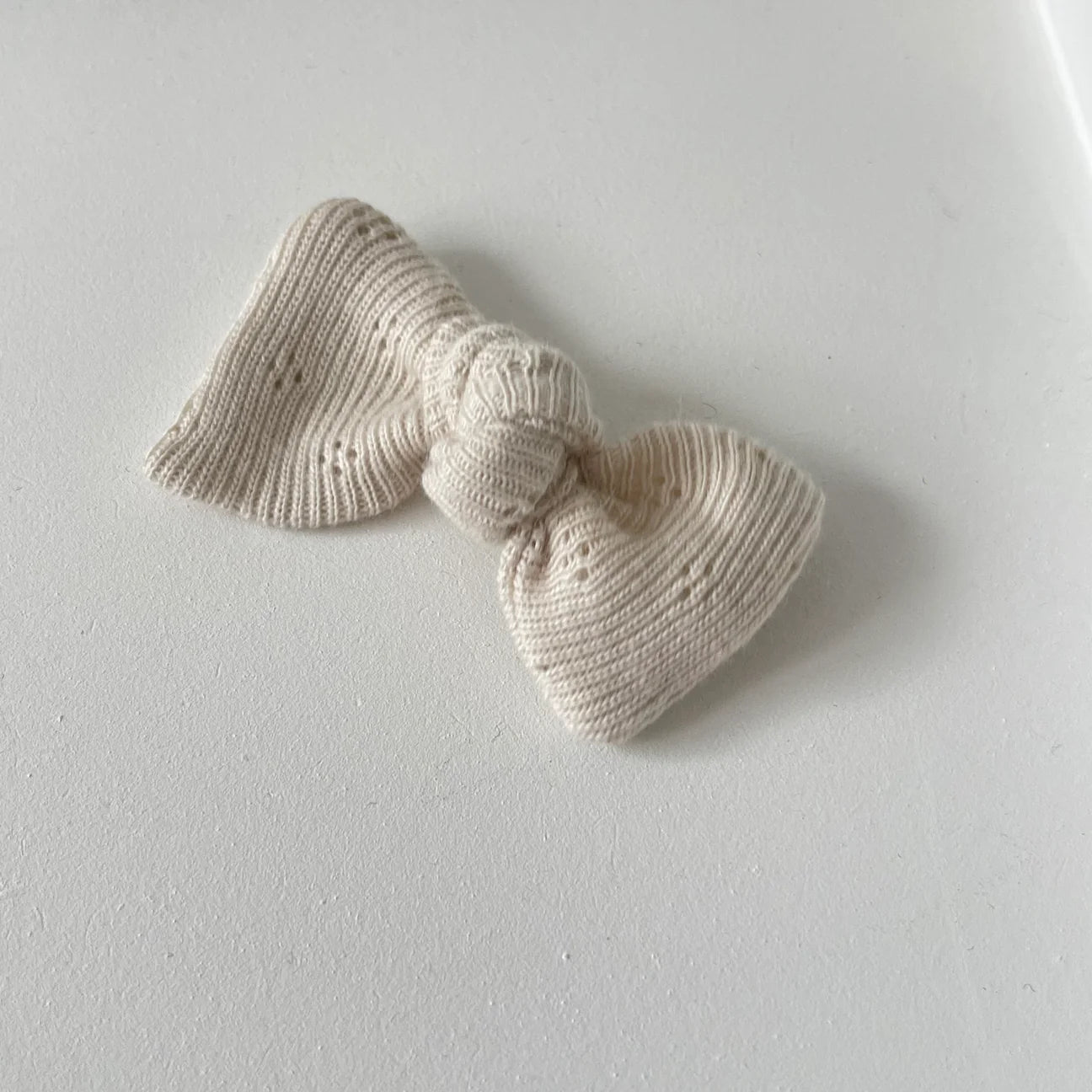 Pointelle petite jersey ribbed knot | 2 colours