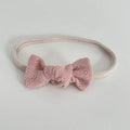 Pointelle petite jersey ribbed knot | 2 colours | Clip, headband or bobble
