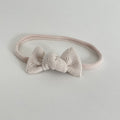 Pointelle petite jersey ribbed knot | 2 colours | Clip, headband or bobble