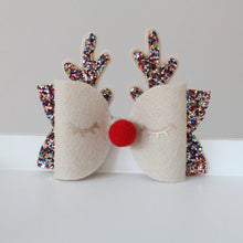 Load image into Gallery viewer, Christmas reindeer bows