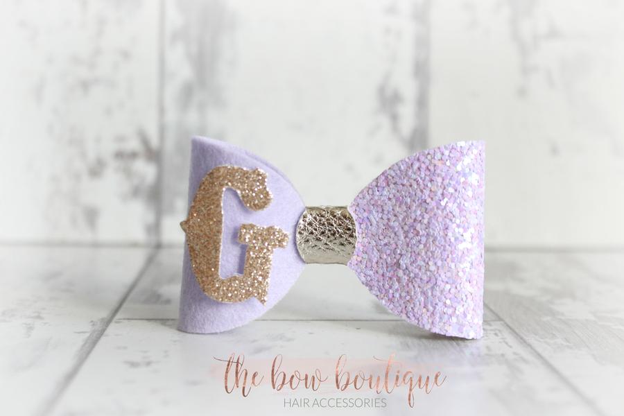 Personalised bows | 10 colours | Clip or headband