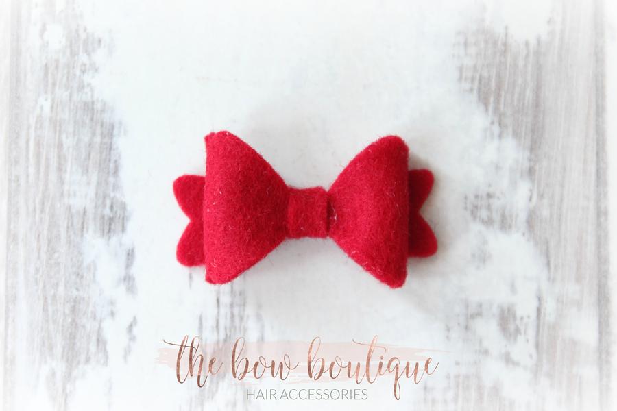 Medium baby felt bows | 25 Colours | Clip, headband or bobble