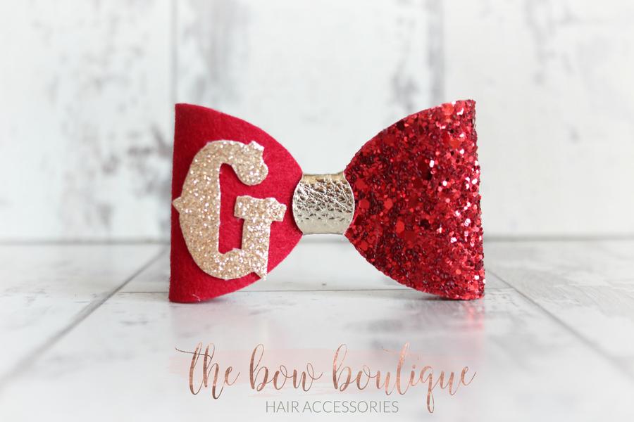 Personalised bows | 10 colours | Clip or headband