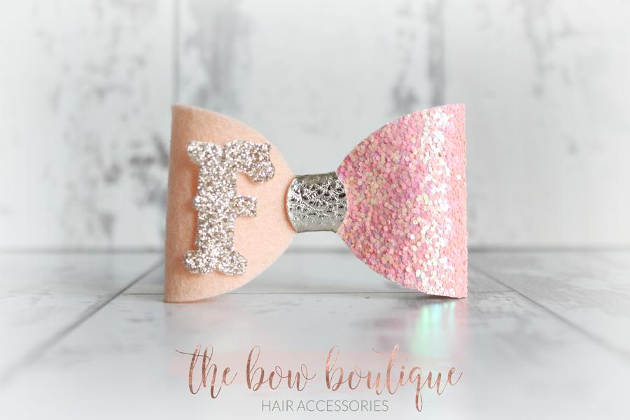 Personalised bows | 10 colours | Clip or headband