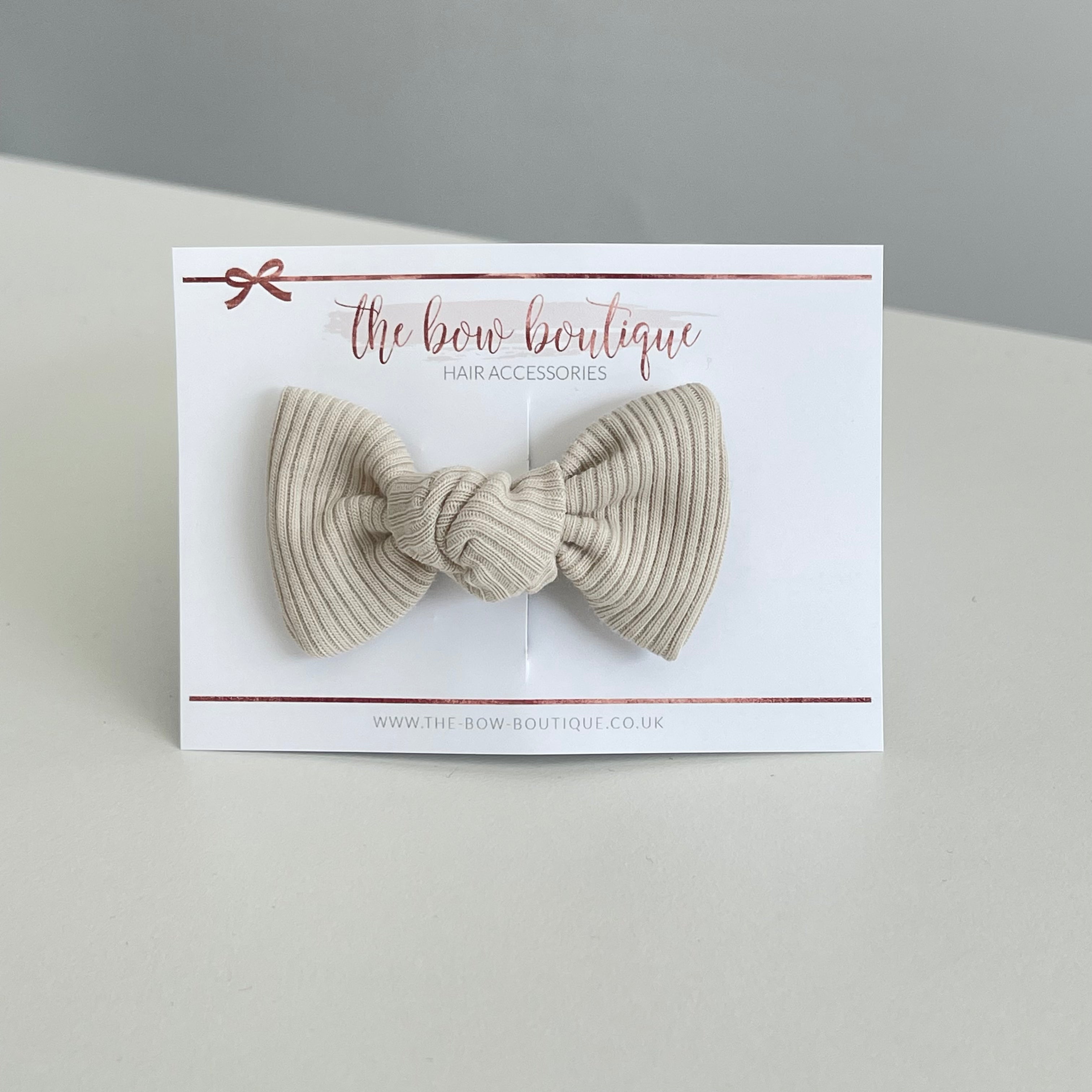 Jersey ribbed knot bows | 20 Colours