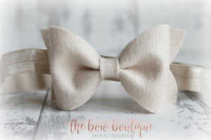 Large luxury felt bows (25 Colours)