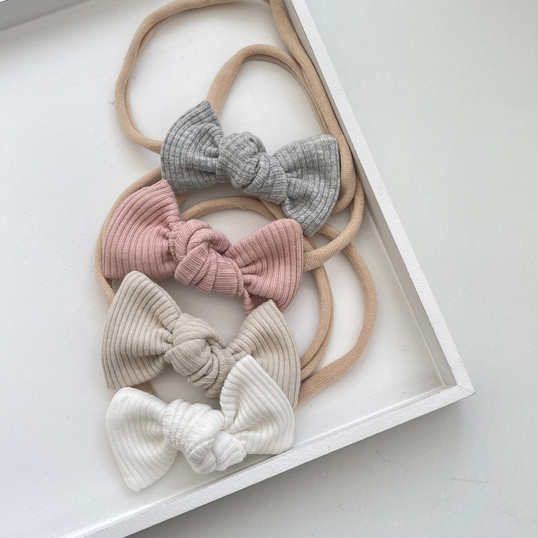 The neutral jersey headband set