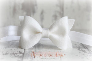 Large luxury felt bows (25 Colours)