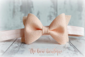 Large luxury felt bows (25 Colours)