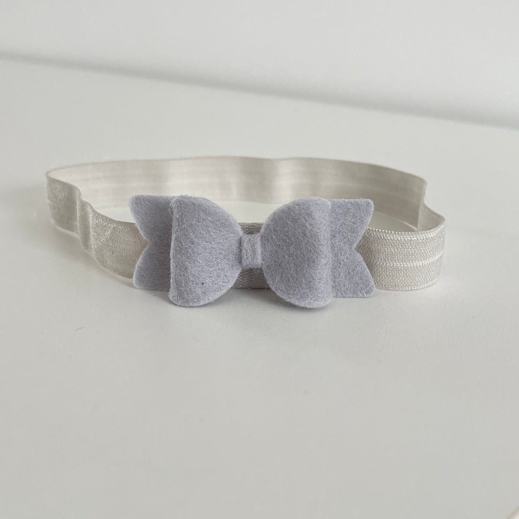Small chunky felt bows | 25 Colours | Clip or headband