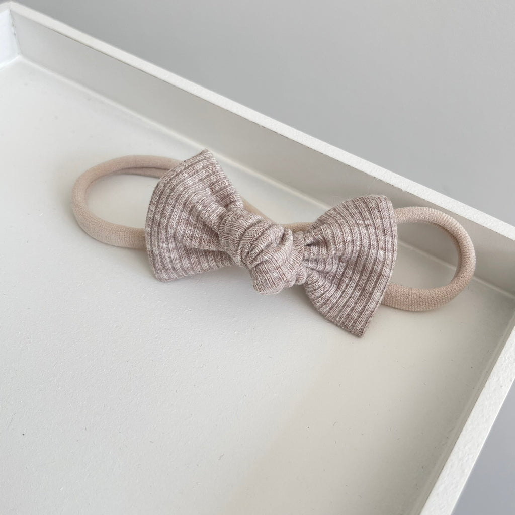 Jersey ribbed knot bows | 20 Colours
