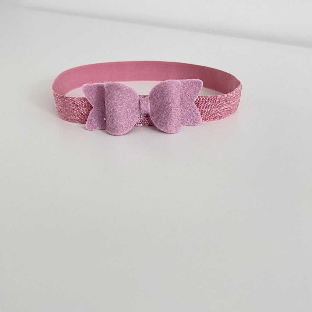Small chunky felt bows | 25 Colours | Clip or headband