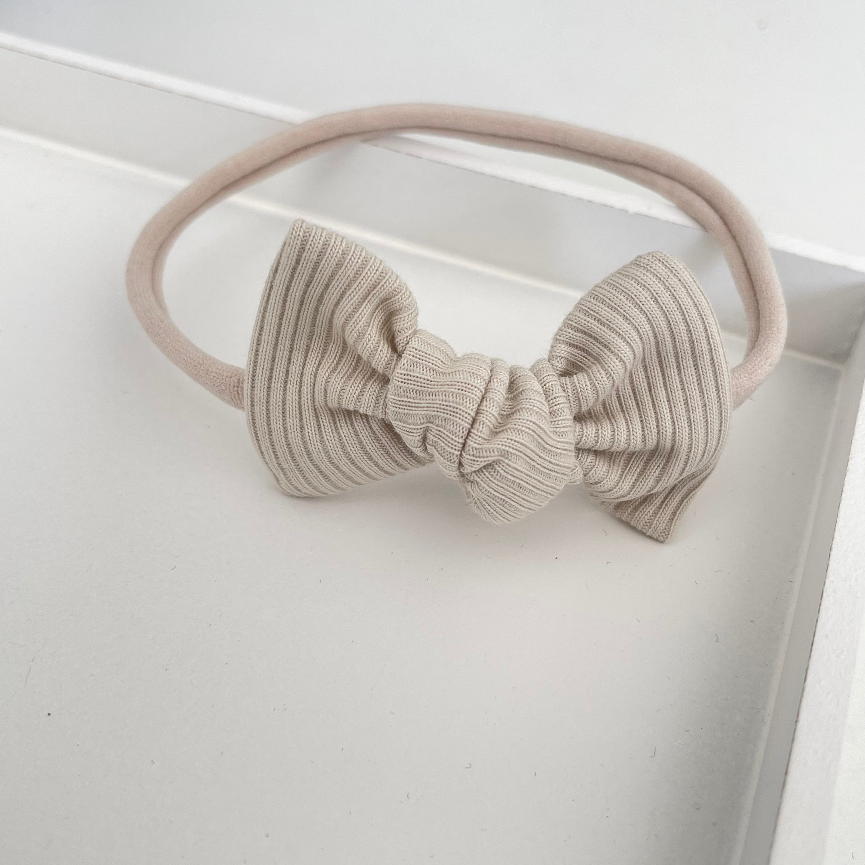 Jersey ribbed knot bows | 20 Colours