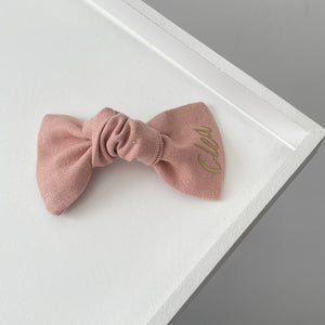 Linen knot bows - 10 Colours