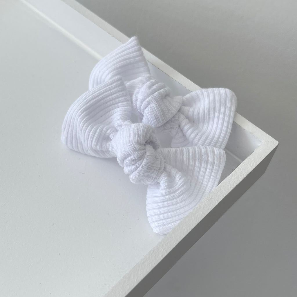 Jersey ribbed knot bows | 20 Colours