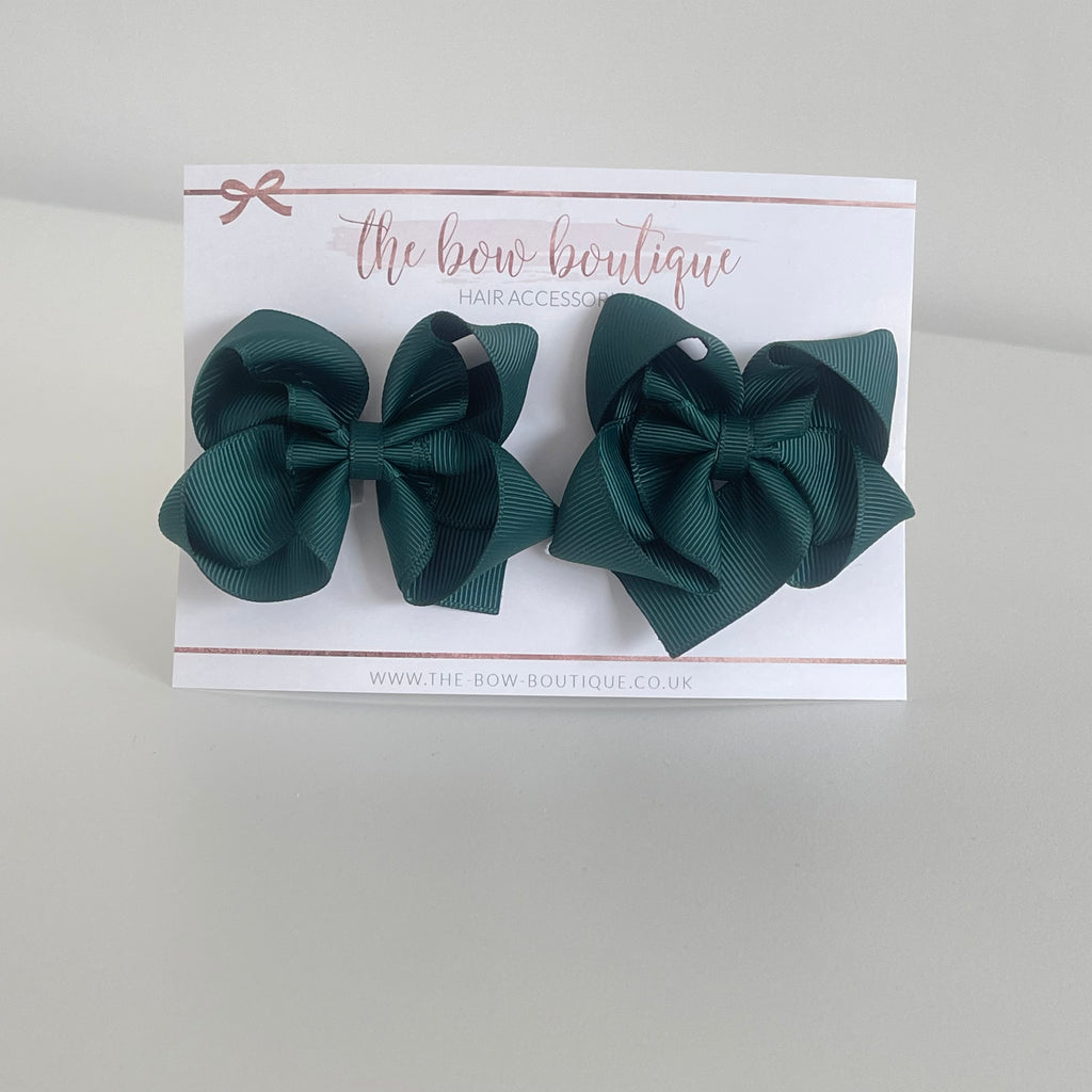 School collection ribbon bows | 12 colours | Clip or bobble