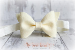 Large luxury felt bows (25 Colours)