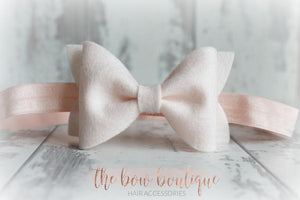 Large luxury felt bows (25 Colours)